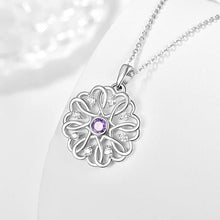 Silver Birthstone Pendant With chain Pack of 1